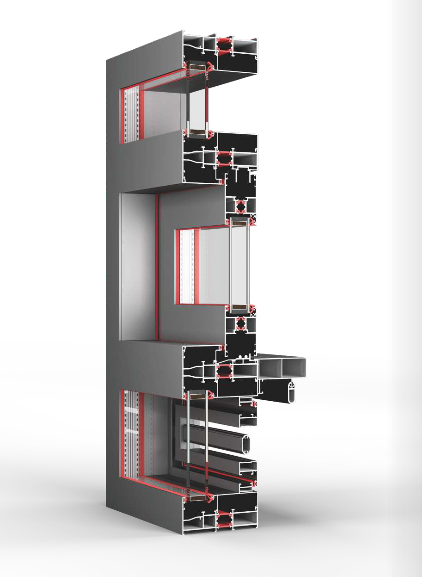 120双轨断桥测压窗